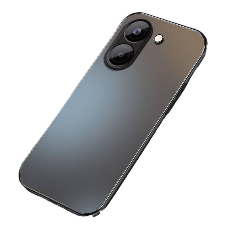MS غطاء واقي بAcrylic لـ Redmi Note 13 مع حماية من السقوط ومقاوم لبصمات الأصابع مع مقاوم للصدمات مع تشطيب غير لامع مع لون سادة باللون Solid Color من الأكريليك باللون الأحمر - Image 5