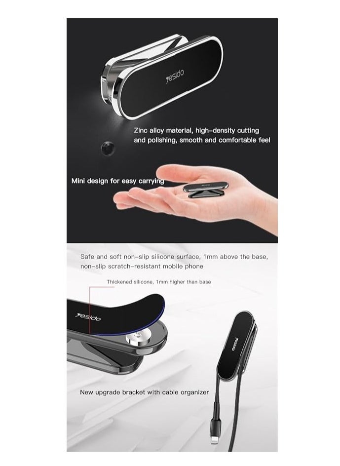 Yesido Yesido C82 Magnetic Holder - 360° Rotation - Modern Zinc Alloy Design  - Image 5