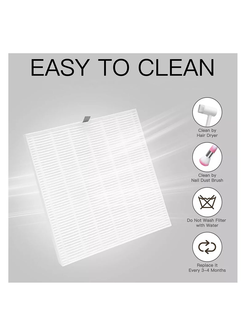 Brunson Nail Dust Collector Filter – Replaceable High-Density Vacuum Cleaner Accessory for Manicure Machines Filter 1pc - Image 4