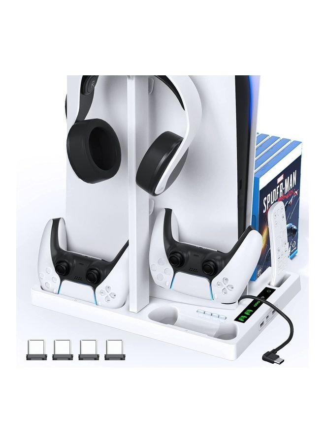 OIVO Cooling Stand With Controller Charger For PS5 Disc & Digital Console - Image 1