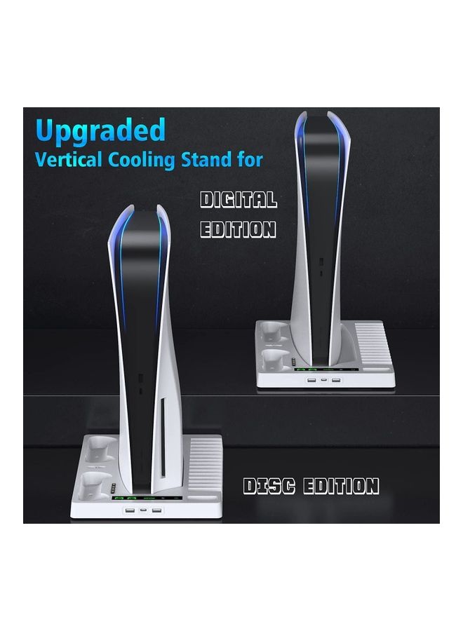 OIVO Cooling Stand With Controller Charger For PS5 Disc & Digital Console - Image 4