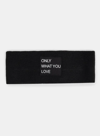ONLY Madison Logo Knit Headband