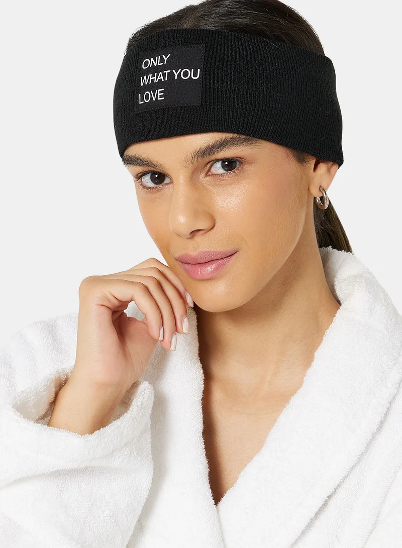 ONLY Madison Logo Knit Headband