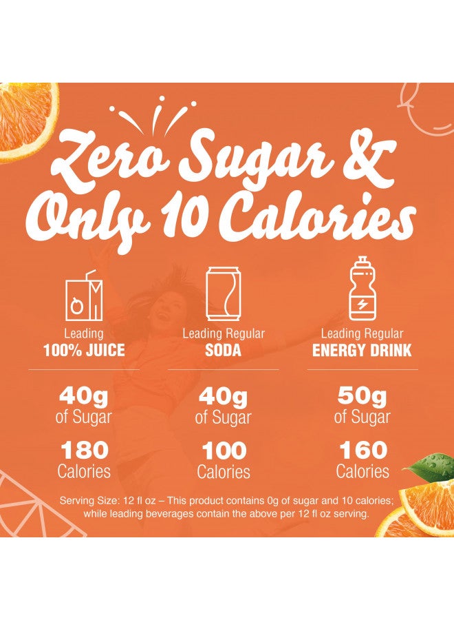 Crystal Light Sugar-Free Orange On-The-Go Powdered Drink Mix 120 Count - Image 4