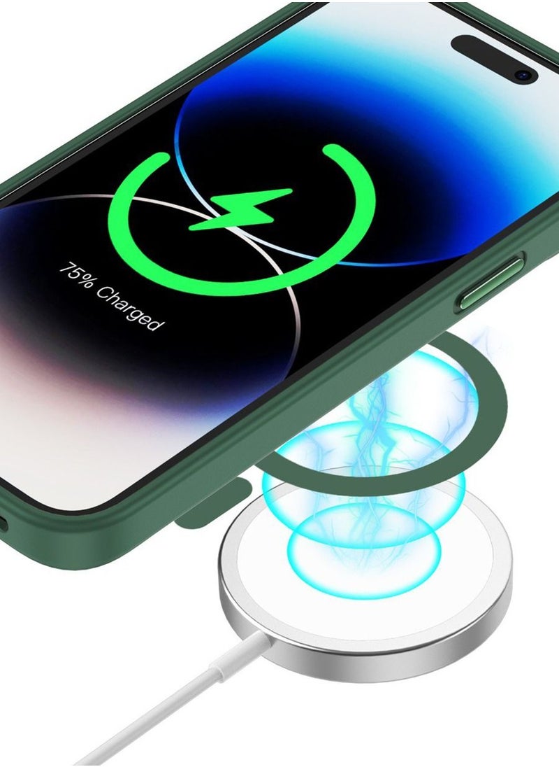 GREEN LION - Green Lion Charles Magsafe Case for iPhone 14 Pro Max ( 6.7" ) - Green - Image 1