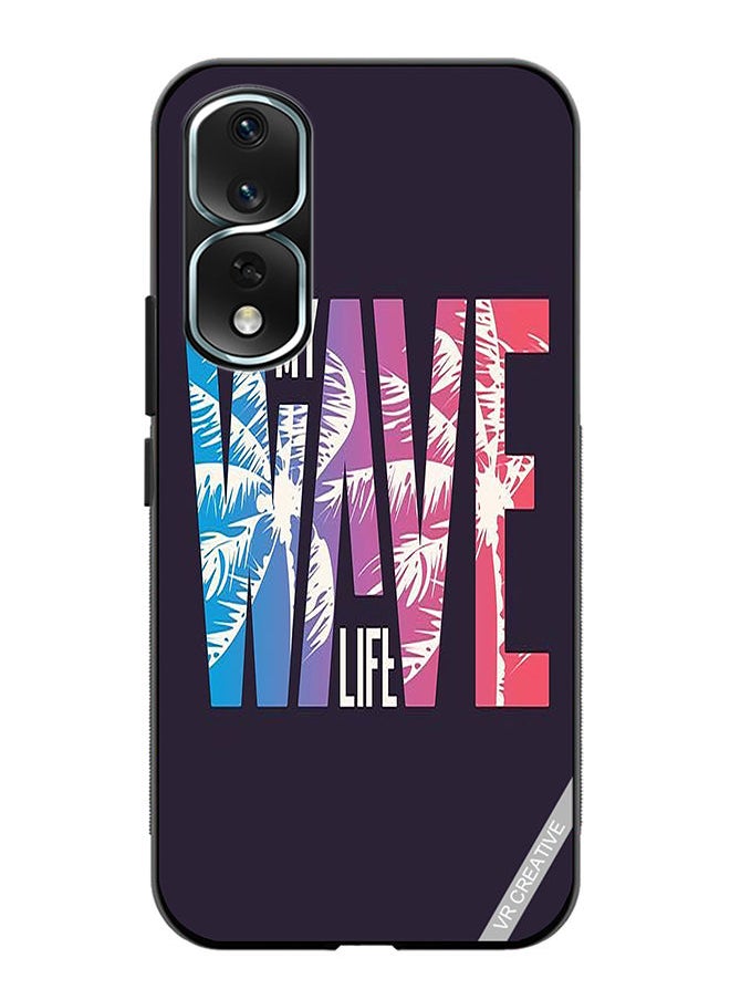 VR CREATIVE Protective Case Cover For Honor 80 Pro Wave Design Multicolour  - Image 1