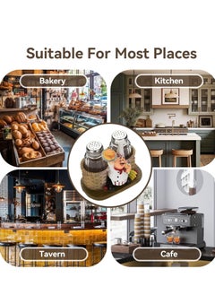 Oasisgalore Chef Figurine Salt and Pepper Shaker Set with Storage Holder - Refillable for Kitchen, BBQ, and Camping.  - Image 4