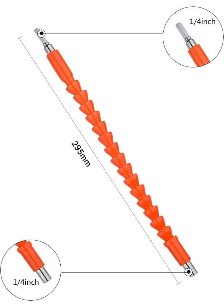Glryz Flex Bendable Flexible Shaft Bits Extension Adapter  - Image 2