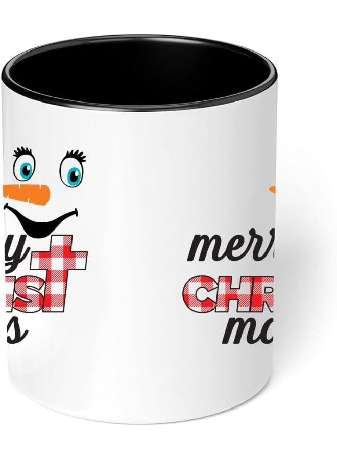 برينت شوب فور مي كوب سيراميك أسود ثنائي اللون لعيد الميلاد - أفكار هدايا عيد ميلاد سعيد - هدية لعيد الميلاد - كوب سيراميك لعيد الميلاد - Image 5