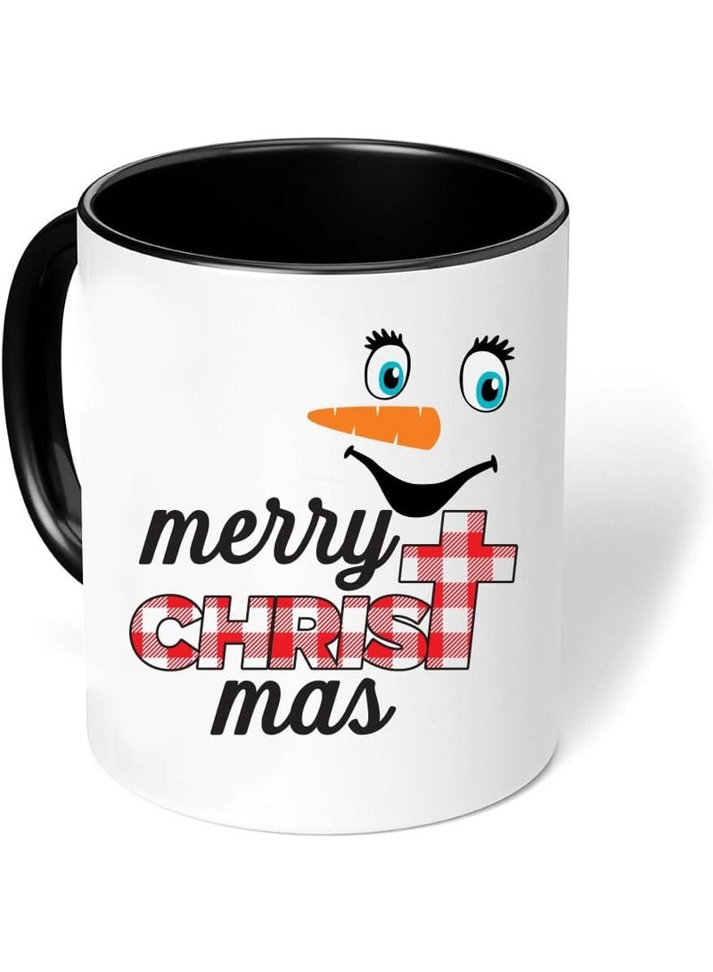 برينت شوب فور مي كوب سيراميك أسود ثنائي اللون لعيد الميلاد - أفكار هدايا عيد ميلاد سعيد - هدية لعيد الميلاد - كوب سيراميك لعيد الميلاد - Image 4