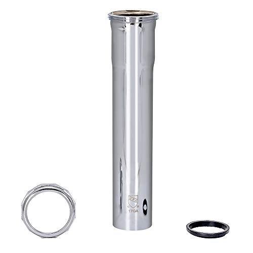EZ-FLO 1-1/2 in x 8 in Heavy-Duty Brass Extension Tube with Slip Joint Connection, 17 Gauge, Chrome, 35118 - Image 4