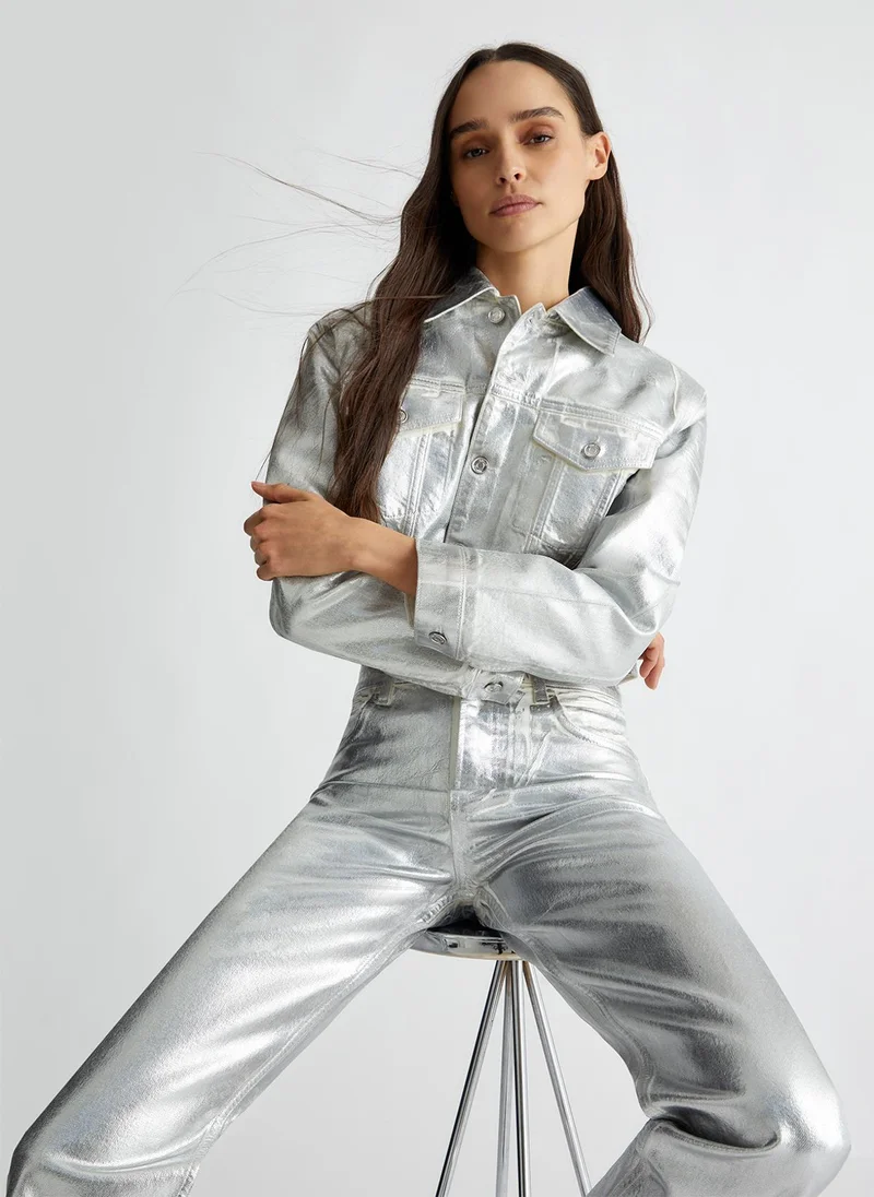 ليو جو جاكيت بتأثير الفويل