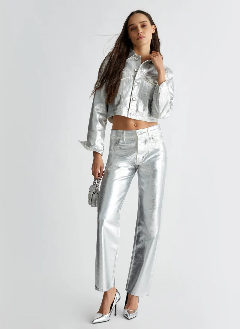 ليو جو جاكيت بتأثير الفويل