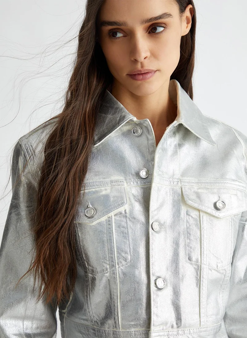 ليو جو جاكيت بتأثير الفويل