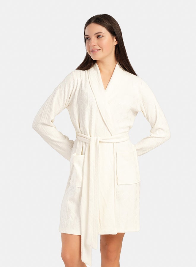 Carina Jacquard Knitted Robe  - Image 1