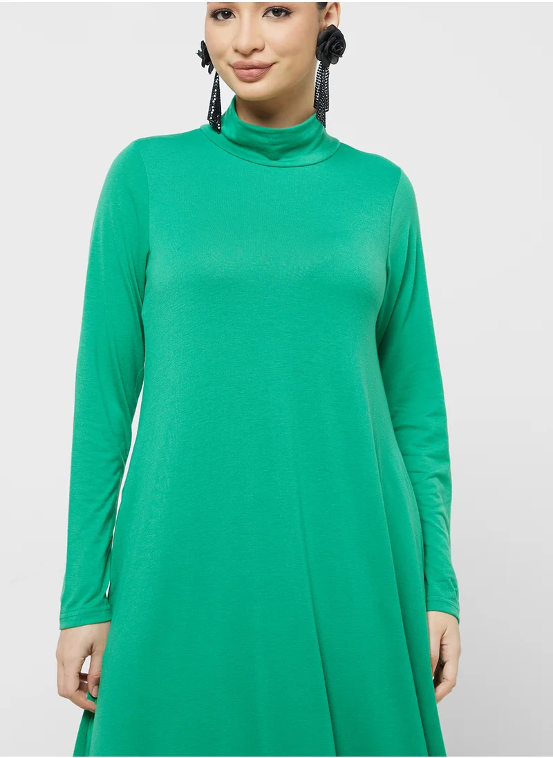 Khizana High Neck Dress