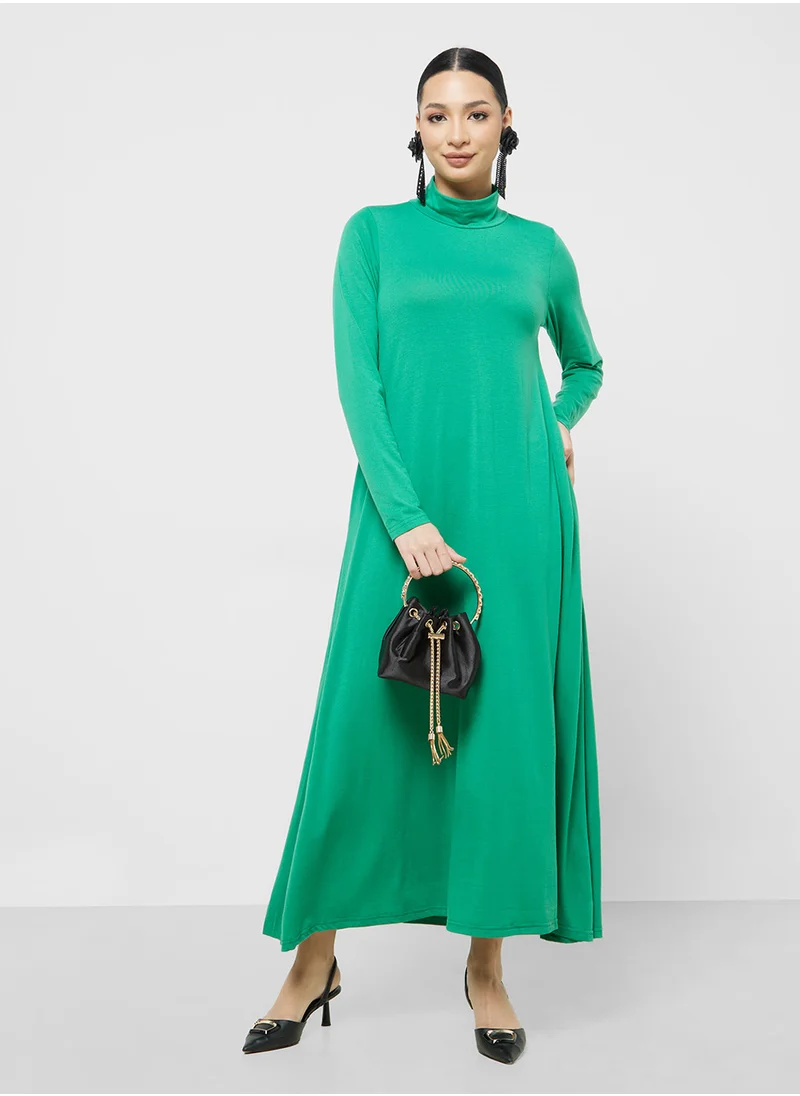 Khizana High Neck Dress