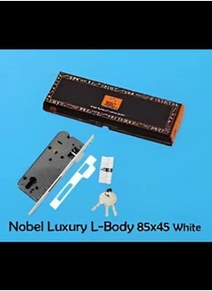 Nobel Modern Door Lock Nobel Luxury Lock Body 85x45 (WHITE)  - Image 1