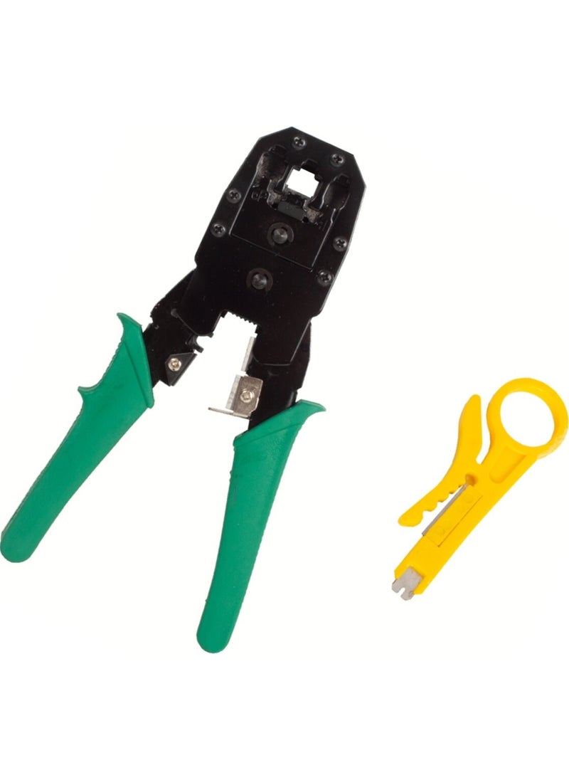 Powermaster RJ45 RJ11 Rj9 Jack Telephone Data Cable Crimping Pliers +Cable Tester +Cable Stripper  - Image 3