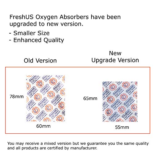 FreshUs 500cc Oxygen Absorber(20 Individual Packs of 10 Packet, Total 200 Packets) - Long Term Food Storage (200, 500 CC) - Image 2