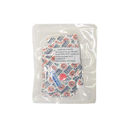 FreshUs 500cc Oxygen Absorber(20 Individual Packs of 10 Packet, Total 200 Packets) - Long Term Food Storage (200, 500 CC) - Image 3