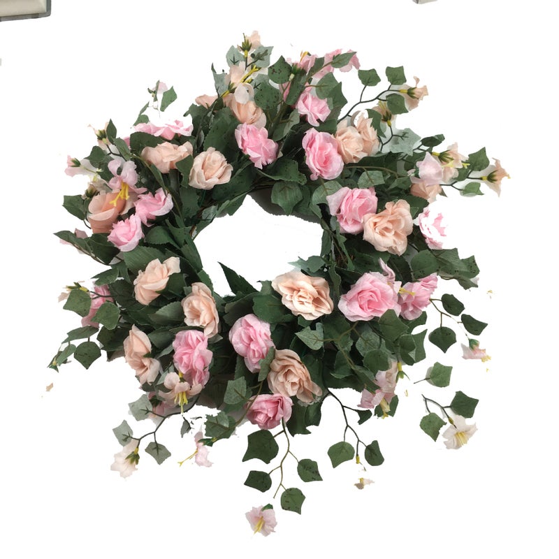 Garland, Simulated Flower Butterfly Dish, Dead Vine, Creative Decorative Garland, Home Door Lintel Hanging Wall Decoration, Supply - Image 1