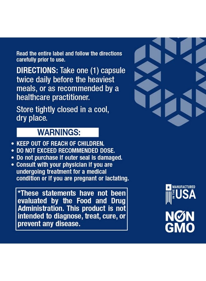 Life Extension Extraordinary Enzymes Enzymes Blend Formula Digestion Supplement With Protease Cellulase & Lipase For Digestive Health Support & Nutrient Absorption Nongmo 60 Capsules - Image 3