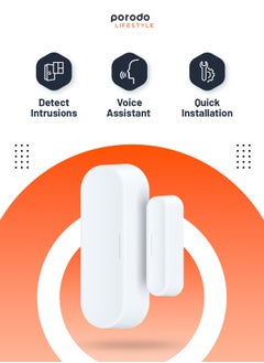 Smart Door & Window Sensor With 45 Meters Wifi Range, 3500  Battery Life Times Per Year, Voice Assistant, Instant Notification Alert And Detect Intrusions Compatible for Google Assistant /Tuya - White - pzsku/Z03F0BC756D17EF73CF0DZ/45/_/1720860705/858b9a8e-0715-42af-b302-6a9d8804025b