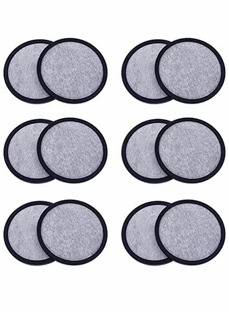SYOSI 12-Pack Replacement Charcoal Water Filter Discs for Mr. Coffee Brewers Coffee Machines - Image 1