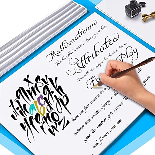 ASXMA Calligraphy Pens Gift Set - Personalized Caligraphy Pen Kits Calligraphy Set For Beginners&professional.glass dip pen Include Glass And Wooden Dip Pen,Pen Holder,Various Sizes Of Nibs Etc - Image 2