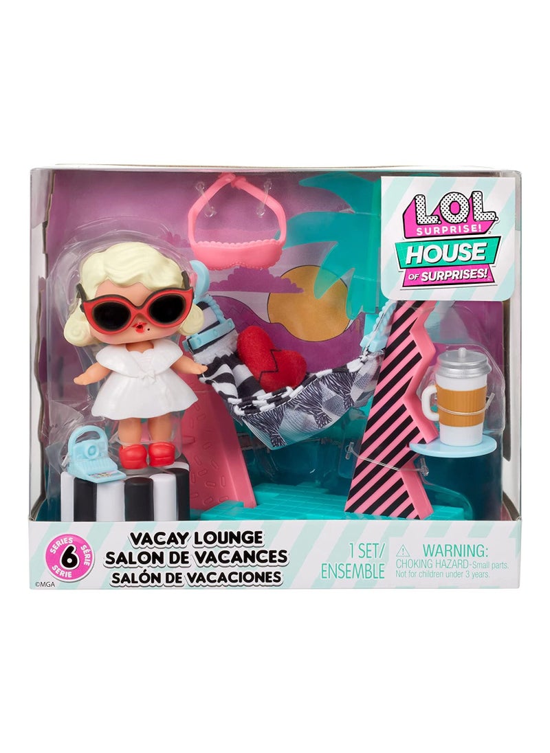 Lol Surpise - O.M.G. House of Surprises - Vacay Lounge Playset - Image 1