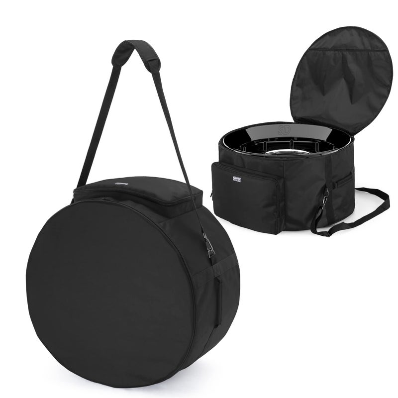 SAMDEW 24 Inch Outdoor Fire Pit Bag Compatible with Outland Firebowl Model 883 885 Firebowl Travel Carrying Case for 24 Inch Diameter Propane Gas Fire Pit Black Bag Only
