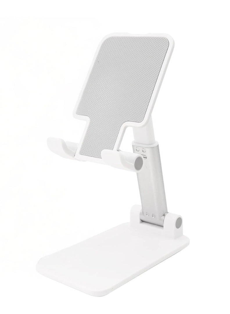 لوكاداه حامل هاتف مكتبي قابل للطي، حامل هاتف مكتبي قابل للتعديل بالكامل - حامل هاتف قابل لتعديل الارتفاع، حامل iPhone قابل للطي من الألومنيوم للمكتب | متوافق مع أجهزة iPhone وiPad وAndroid - Image 1