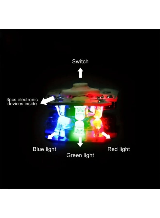 24 LED color luminous fingertips durable plastic gyro bracelet toys - Image 5