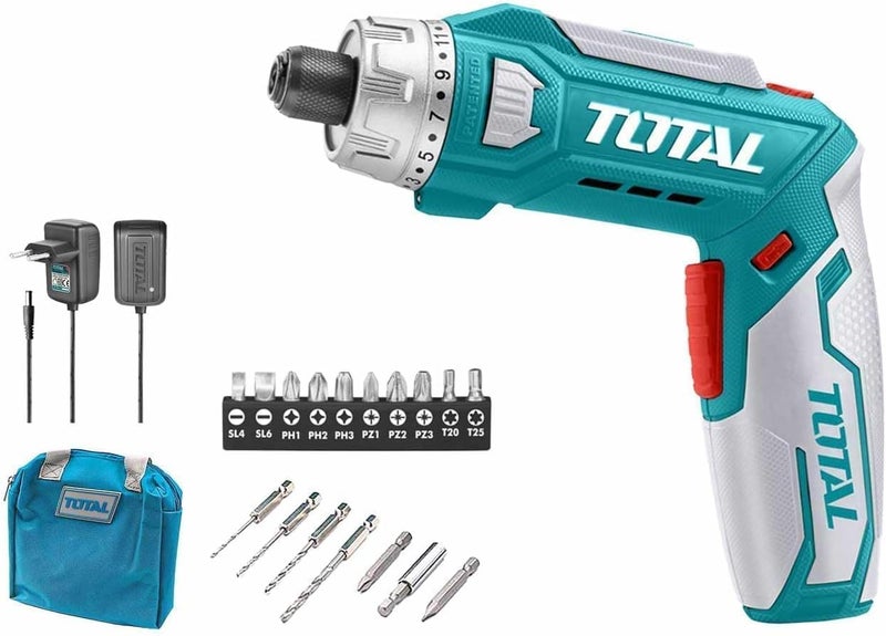 TOTAL Cordless Screwdriver Lithium-Ion 8V - Tsdli0802 - Image 2