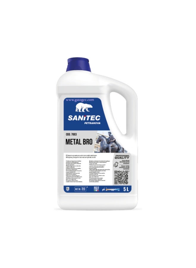 Sanitec Professional Metal Cleaner for Hard Surfaces-5