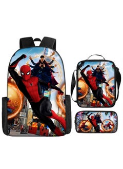 Spider-Man Spider-Man Student Backpack Three-Piece Set 29*16*42cm 