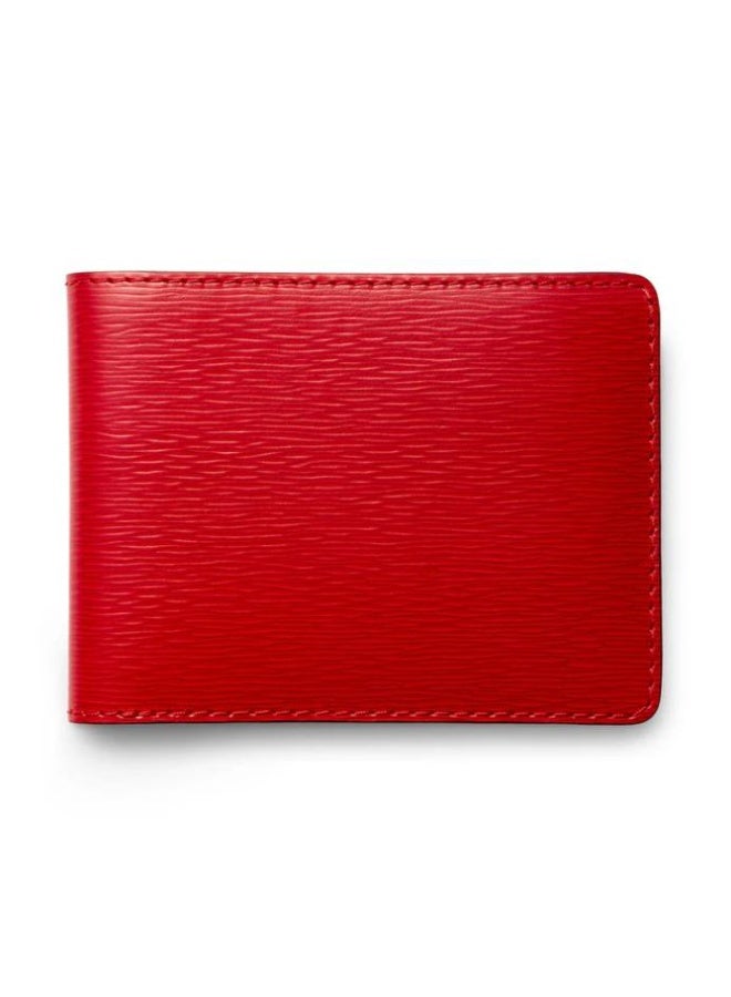 Luxury genuine leather wallet – elegant red color - Image 1