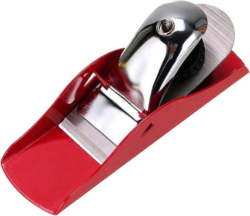 DSHE Mini Hand Planer Small Trimming Planer 6-1/2 inch Woodworking Pocket Plane Hand Plane with 1 inch Blade Adjustable Block Plane and 1 Wood Fixe for Trimming Projects Carpenter DIY Model Making - Image 1