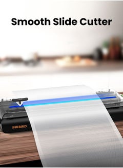 INKBIRD INKBIRD Vacuum Sealer Machine IVS-011 with Starter Kit, One-touch Operation, Built-in Cutter, Detachable Drip Tray, 10 Times Food Freshness Preservation  - Image 5