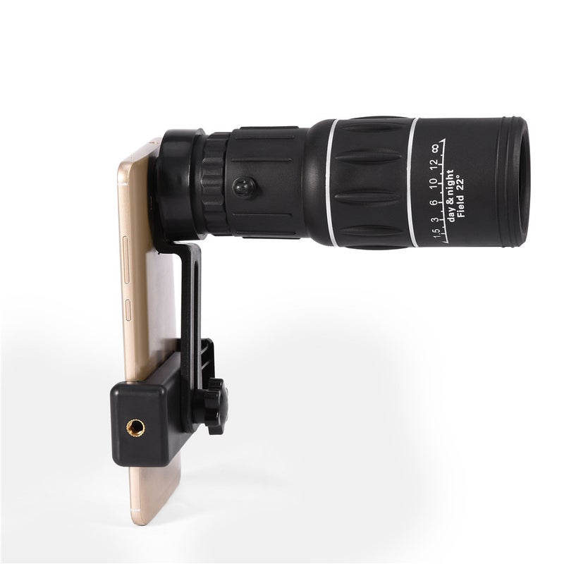 16X Hiking HD Camera Lens Monocular Telescope Zoom Waterproof Fog Proof with Phone Holder - Image 2