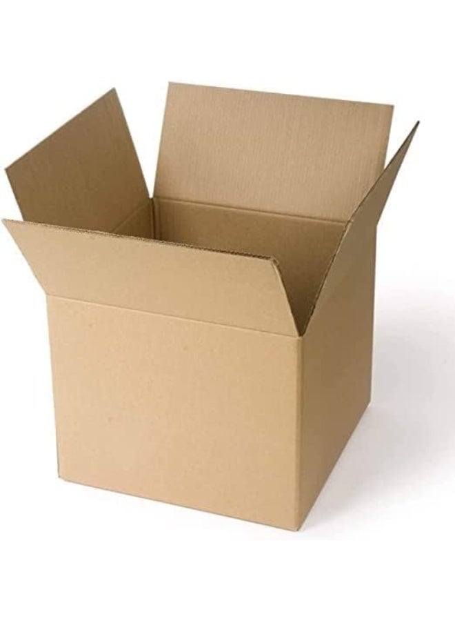 SHOWAY Cardboard Corrugated Box For Packaging Size 55x55x70 Cm Capacity 30 Kg 5 Ply [3 pack] - Image 3