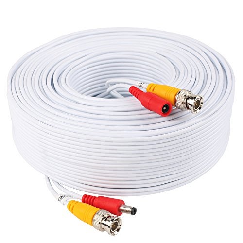 Postta BNC Video Power Cable (2 Pack 200 Feet) Video Security Camera Cable Wire with Four Connectors for CCTV DVR Surveillance System - Image 3