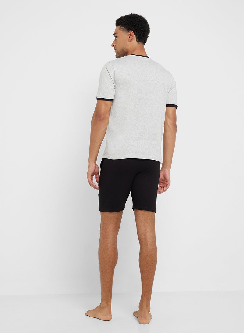 Seventy Five Nightwear T-Shirt & Shorts Sets  - Image 2