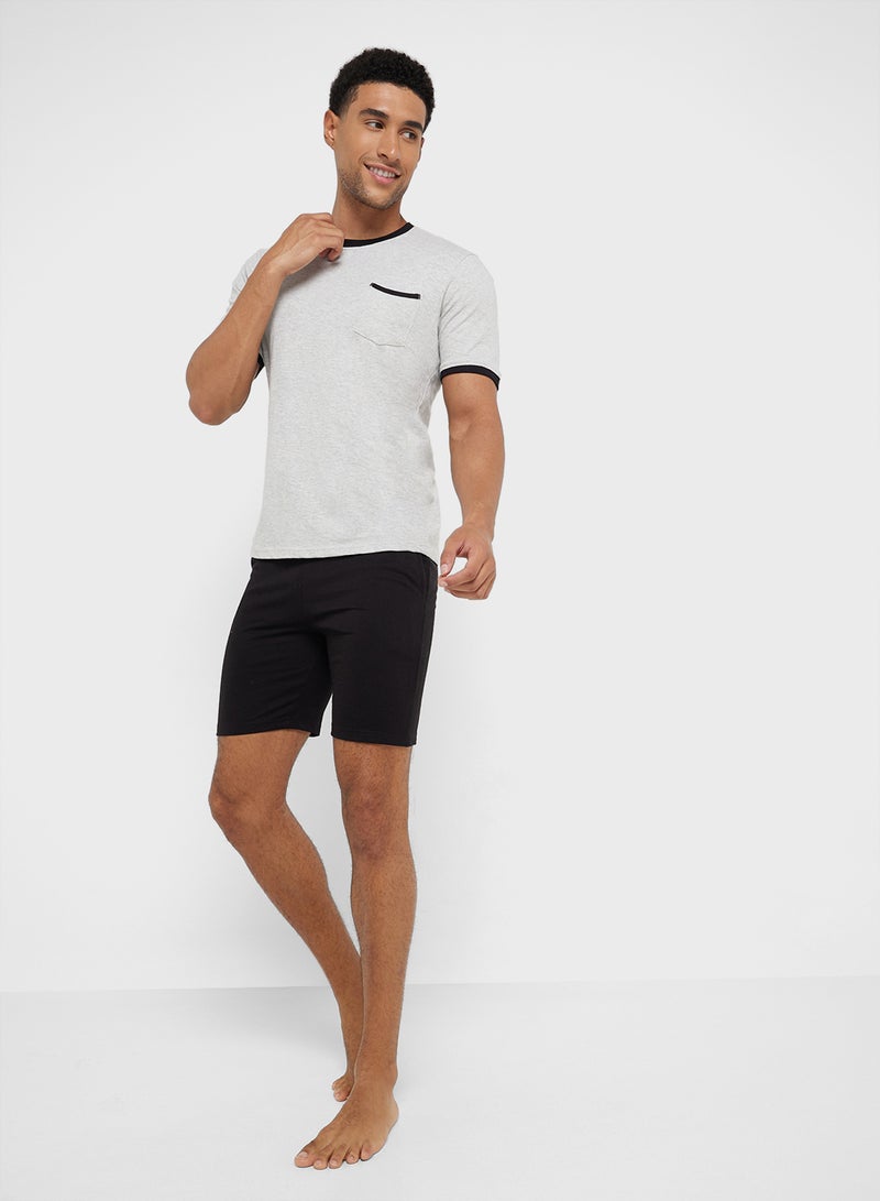 Seventy Five Nightwear T-Shirt & Shorts Sets  - Image 1