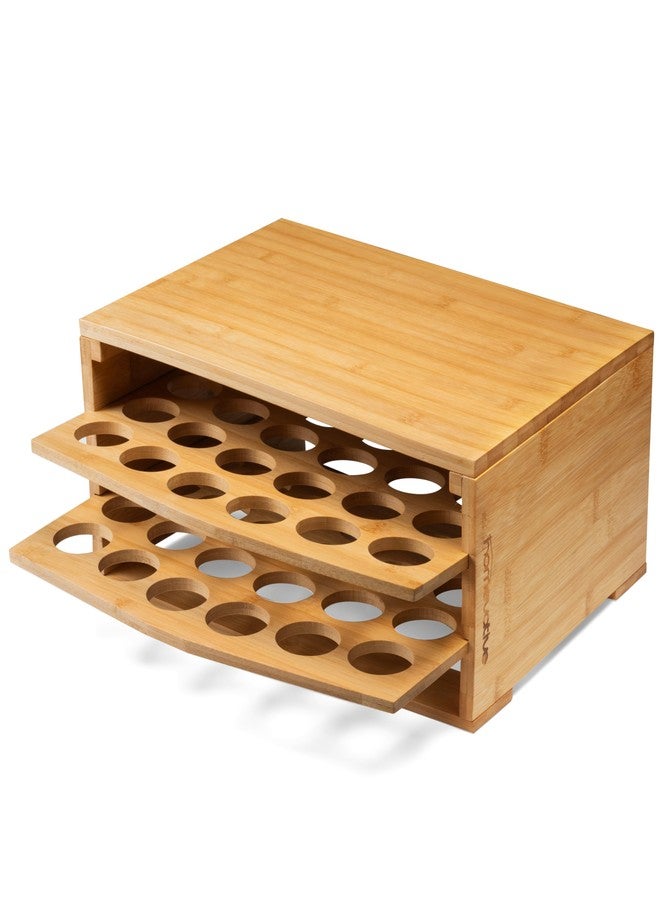 Homevative Coffee Stand for Vertuo w/Sliding Capsule Drawers, Natural Bamboo (Natural) - Image 1
