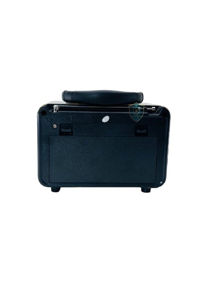 Meier - Rechargeable Radio with Wireless Connection/MP3-PT Player /USB/TF Card/AUX(M-1231BT (Golden)) - Image 1