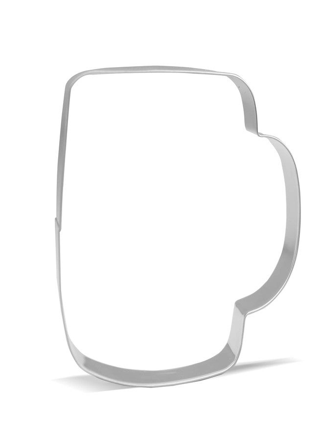Keewah قطاعة بسكويت على شكل كوب قهوة مقاس 3.9 بوصة - مصنوعة من الفولاذ المقاوم للصدأ - Image 1