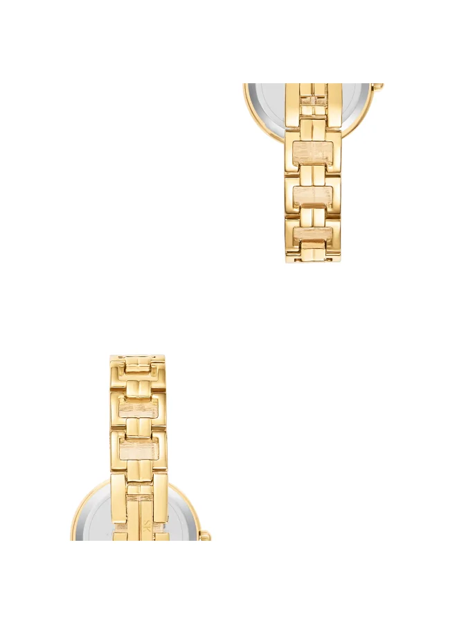 KENNETH SCOTT Women's Analog Display Watch With Gold Alloy Strap - K23514-GBGW