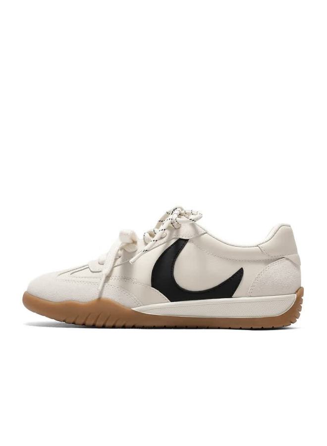 Senda a Women's Spring Autumn Moon Tooth Outdoor Sports Casual Sneakers 4nrd7am6 Beige Size 35 - Image 5